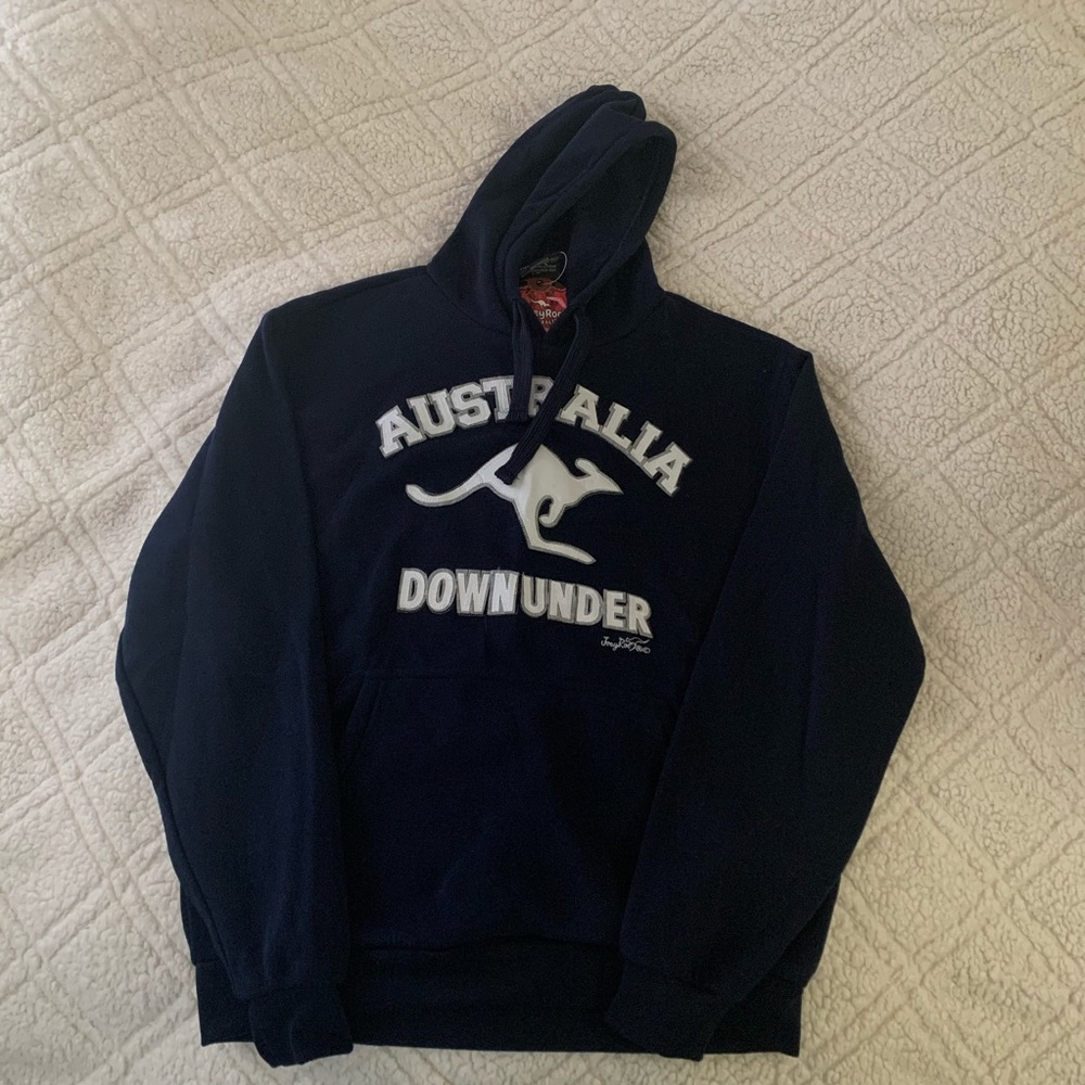joeyroo australia navy blue hoodie